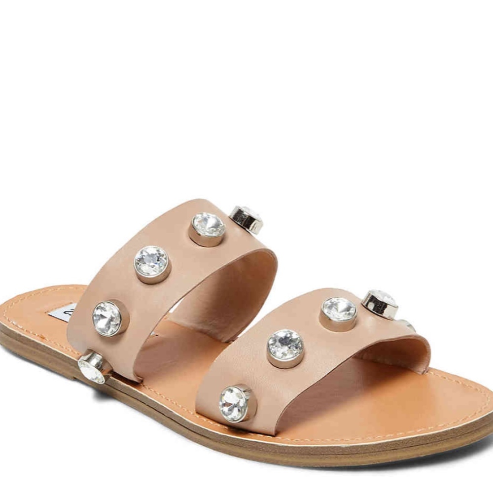 nwot steve madden: jessy embellished sandal ✰✰